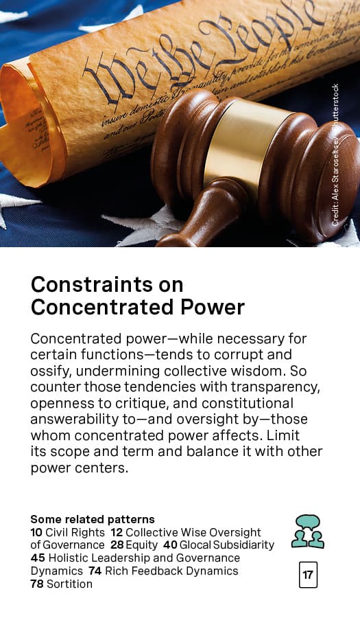 Constraints on Concentrated Power Card