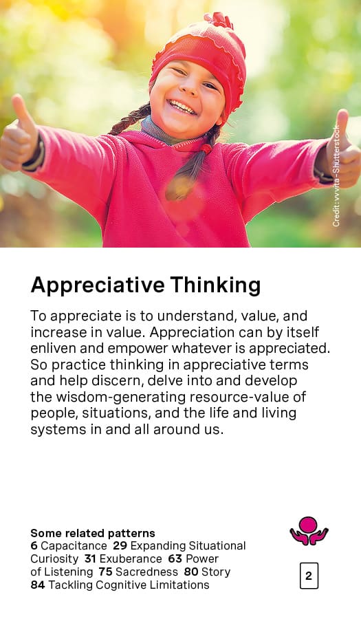 Appreciative Thinking Card