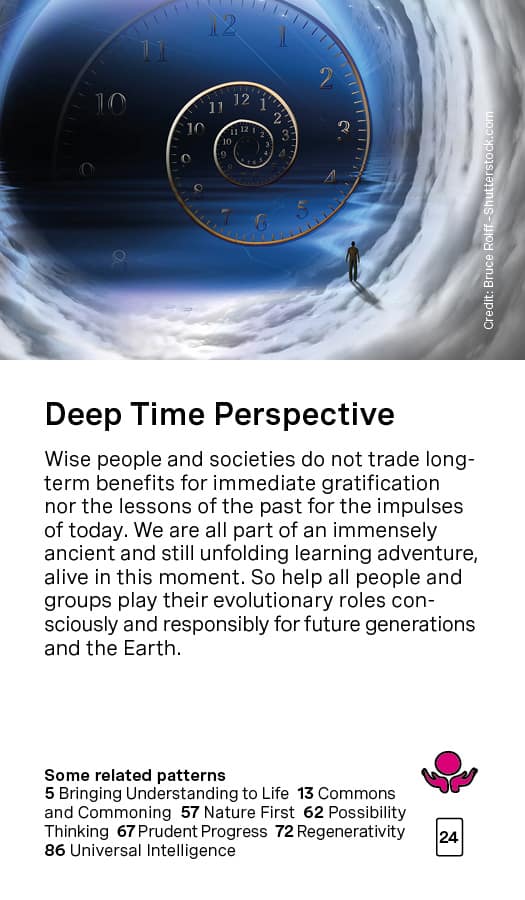 Deep Time Perspective Card
