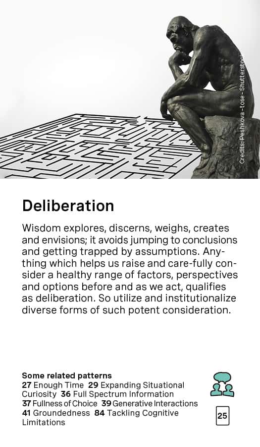 Deliberation Card