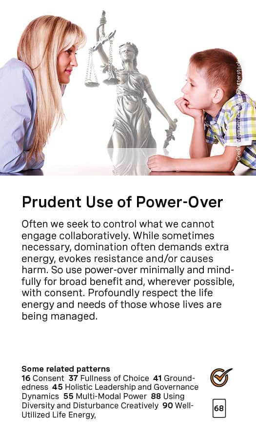Prudent Use of Power Over Card