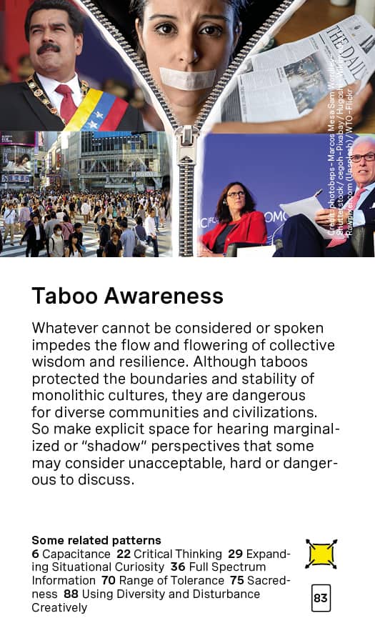 Taboo Awareness Card